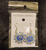 Zeta Medallion dangle earrings