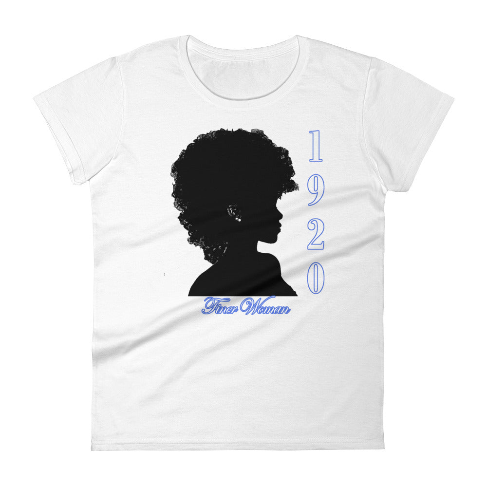 Zeta Phi Beta - Finer Woman- Women's short sleeve t-shirt