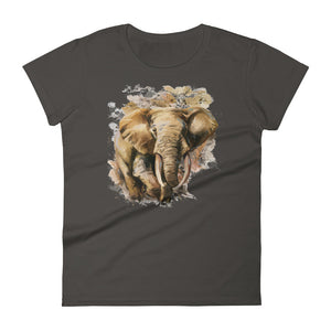 Wild Elephant- Women's short sleeve t-shirt