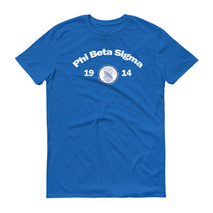 Phi Beta Sigma 1914 Seal - Men's Short-Sleeve T-Shirt