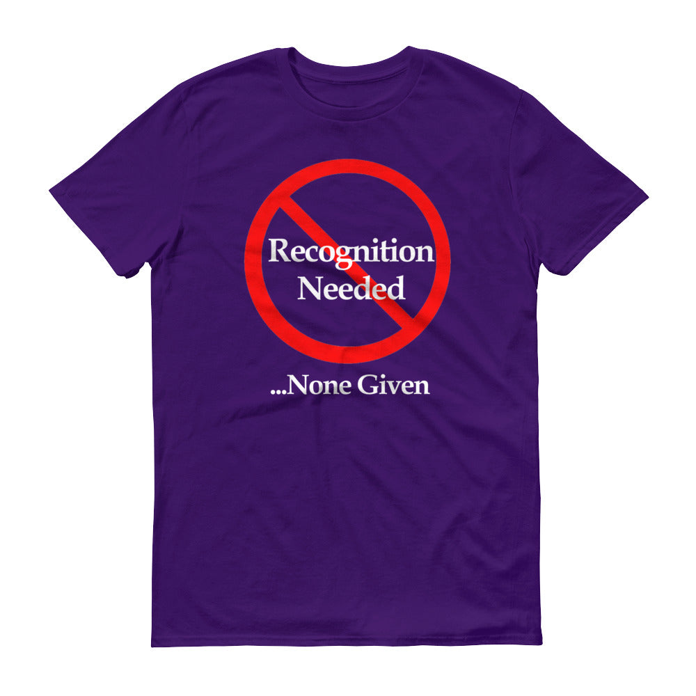 No Recognition -  Men's Short-Sleeve T-Shirt