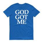 God Got Me - (White Text) Men's Short-Sleeve T-Shirt