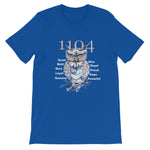 1104 Owl - Short-Sleeve Unisex T-Shirt