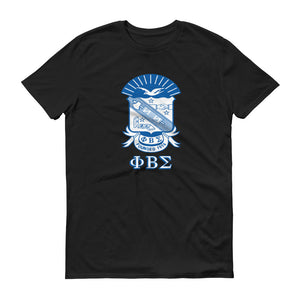 Phi Beta Sigma Shield - Men's Short-Sleeve T-Shirt